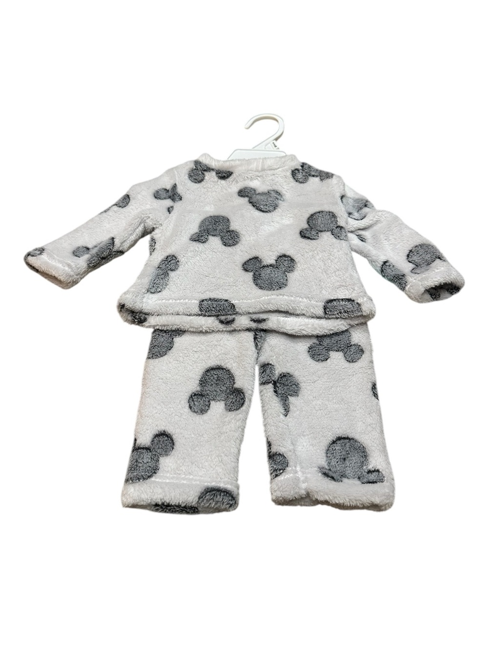 Disney Baby Brand Unisex Cozy Long Sleeved 2 Piece Mickey Mouse Outfit Set